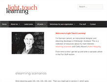 Tablet Screenshot of lighttouchlearning.com